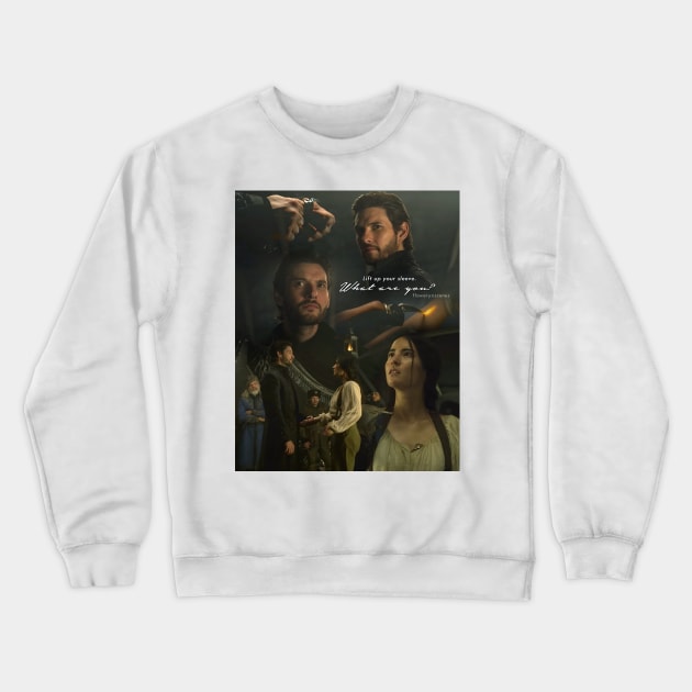 Darklina Crewneck Sweatshirt by nathsmagic